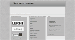 Desktop Screenshot of kuechenstudios.eu